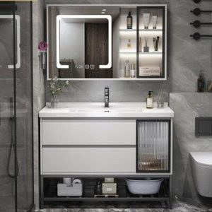 Bộ tủ chậu nhựa PVC cao cấp Dosho T18T - 100