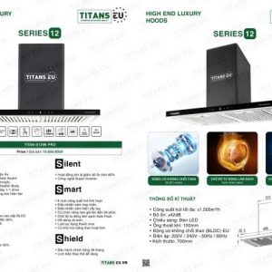Máy hút mùi Titan S129B PRO chính hãng