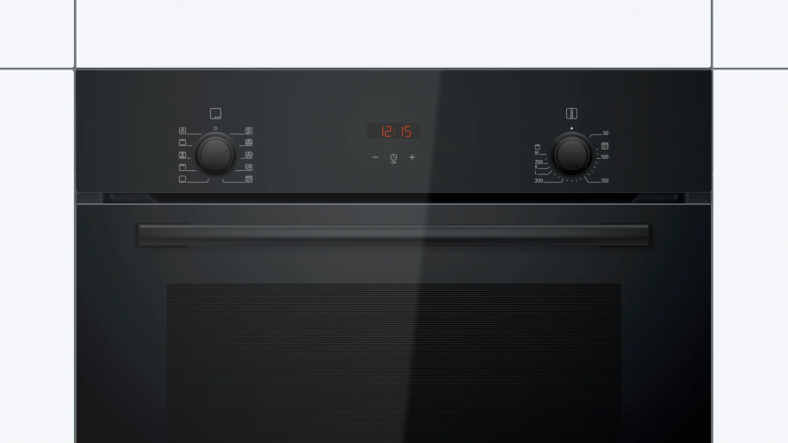 Series 2 Built-in oven 60 x 60 cm Black - Ảnh 2