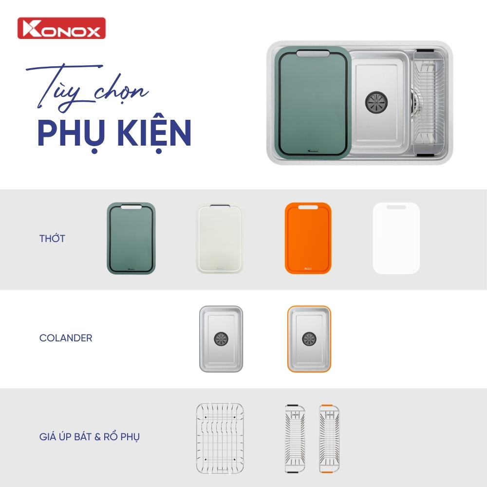 Chậu rửa bát chống xước (phiên bản cá nhân hóa) Tari Smart 8847PP - Ảnh 3
