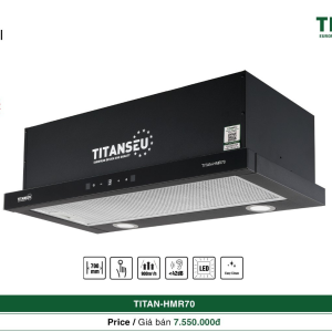 Máy hút mùi rút âm tủ TITAN-HMR70 TITANSEU