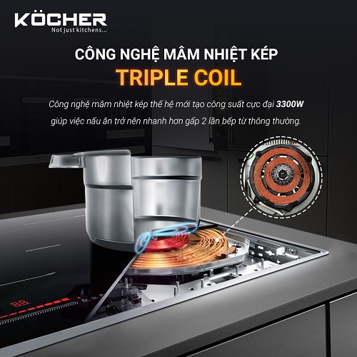 Bếp từ Kocher DI-339 - Ảnh 5