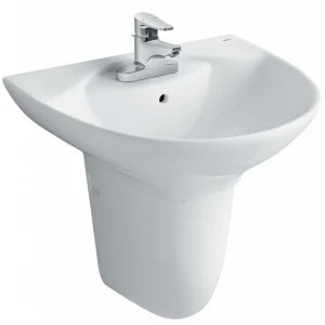 Lavabo Treo Tường Inax L-288V/L-288VC (L288V+L288VC) Chân Ngắn