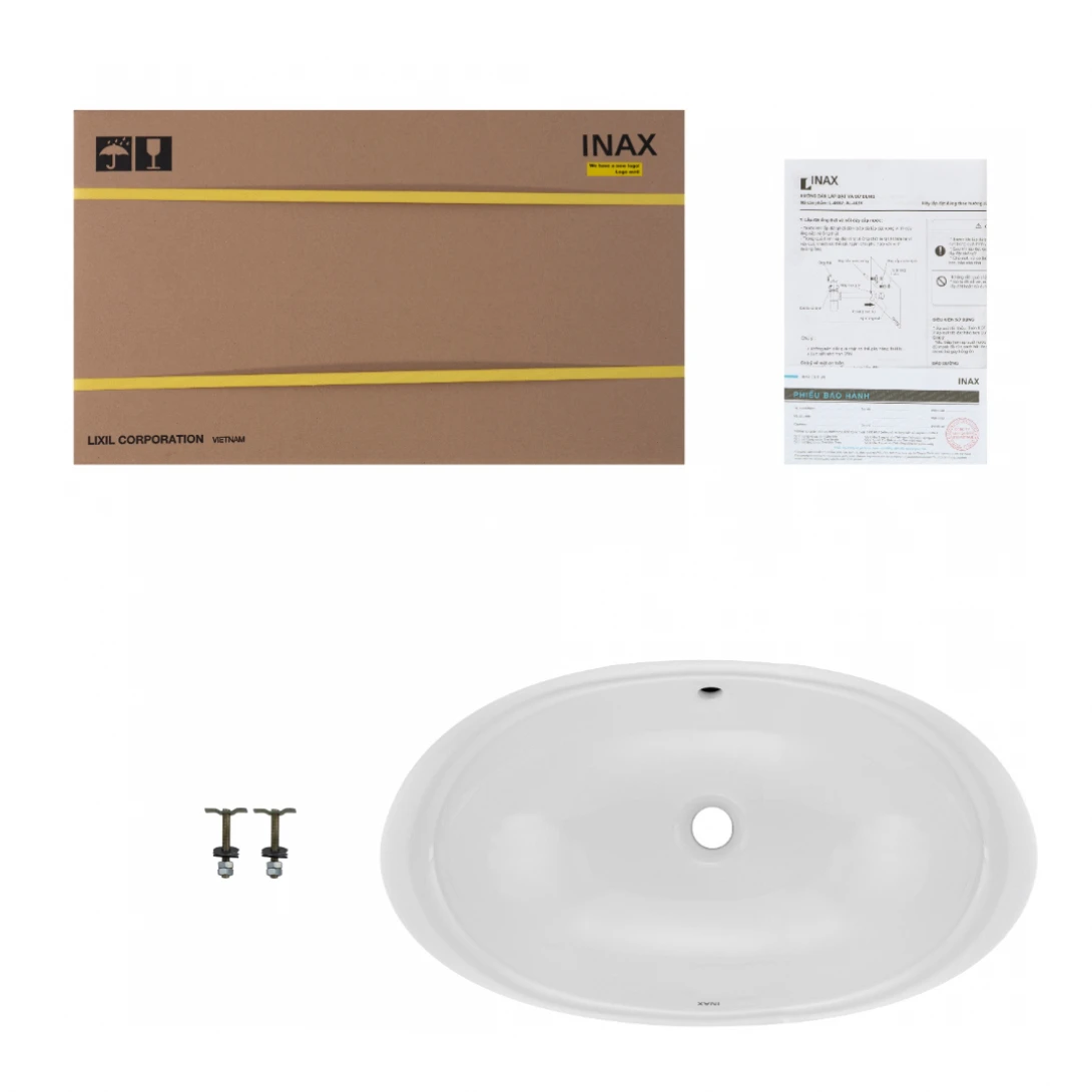 Chậu Rửa Mặt Lavabo Inax L-465V (L465V) Đặt Bàn - Ảnh 2