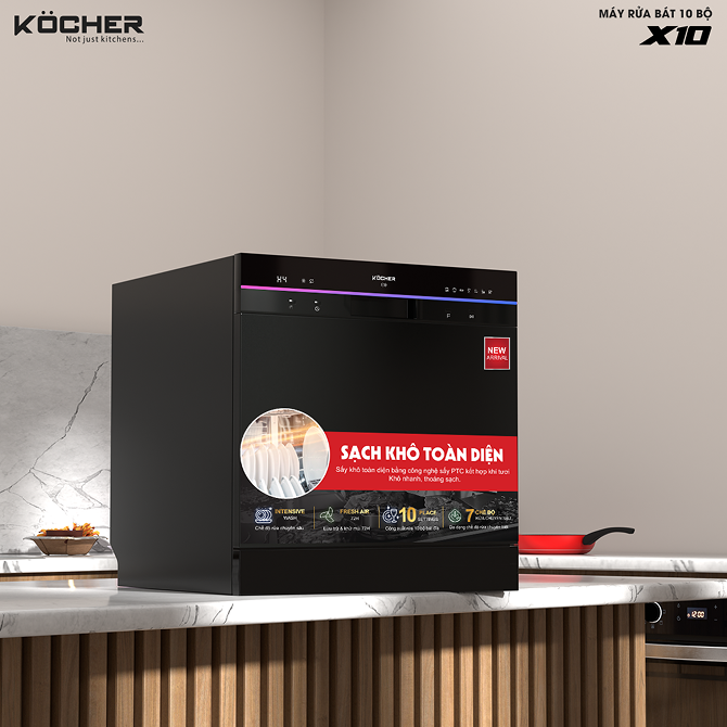 MÁY RỬA BÁT X10 - Ảnh 4