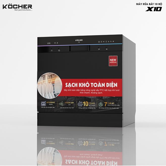 MÁY RỬA BÁT X10 - Ảnh 3