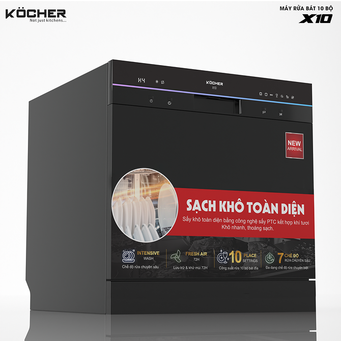 MÁY RỬA BÁT X10 - Ảnh 2