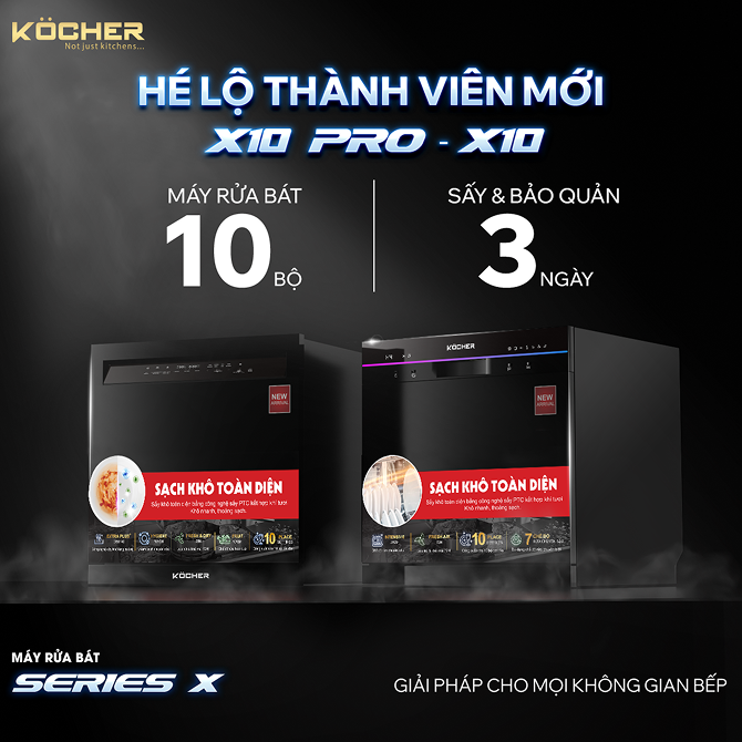 MÁY RỬA BÁT X10 - Ảnh 5