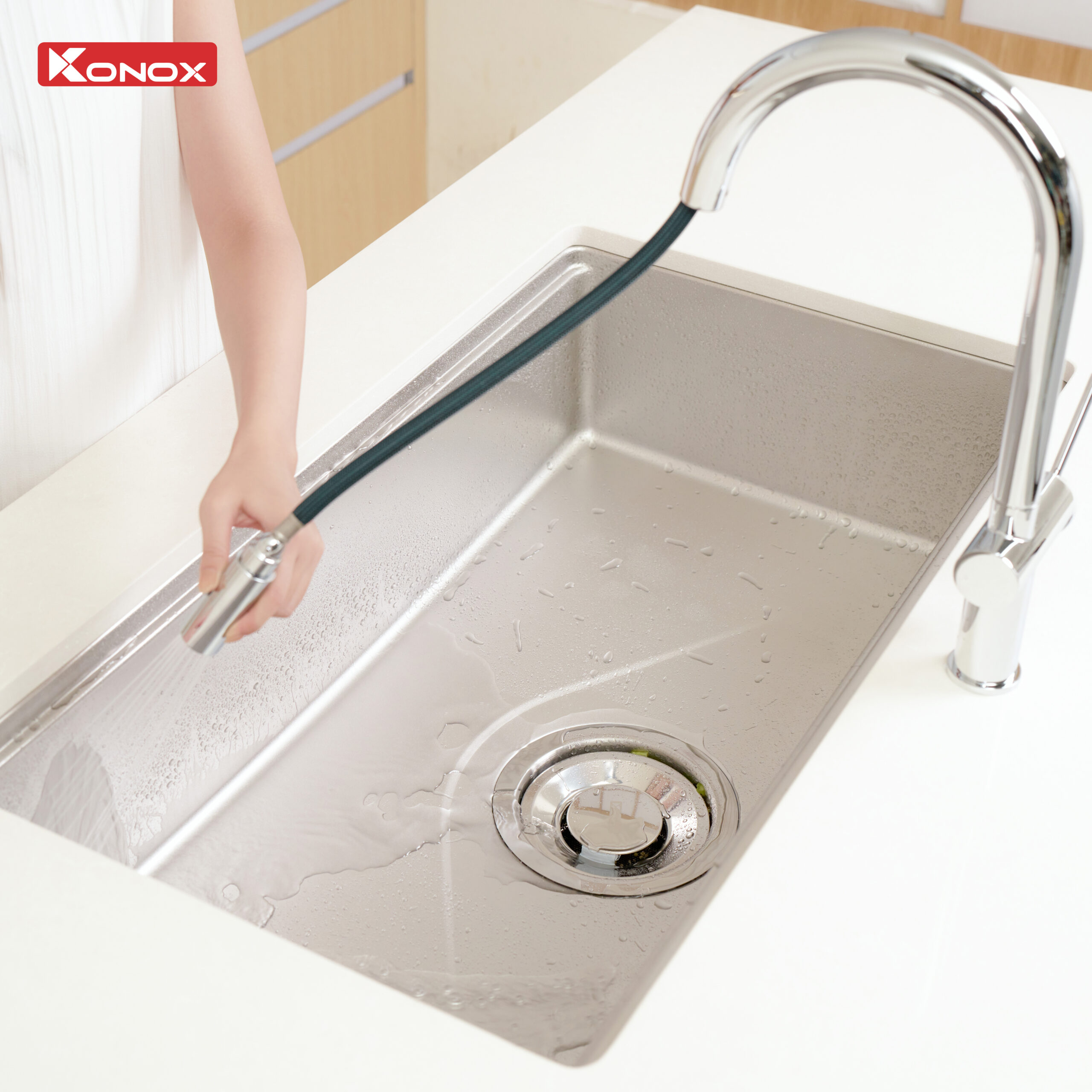 Chậu rửa bát phong cách Nhật bề mặt mịn Tari 8748SM - Ảnh 14