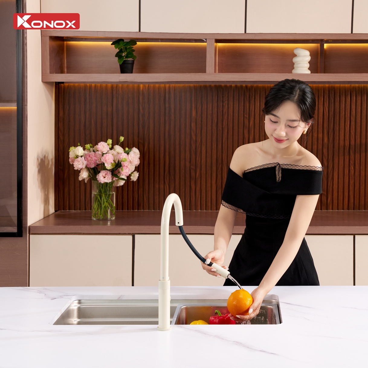 Chậu rửa bát phong cách Nhật bề mặt mịn Tari 780SM - Ảnh 19