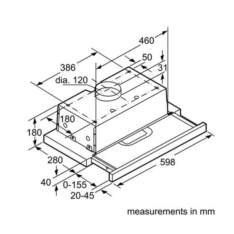 Máy hút mùi Bosch DHI623GSG - Ảnh 4