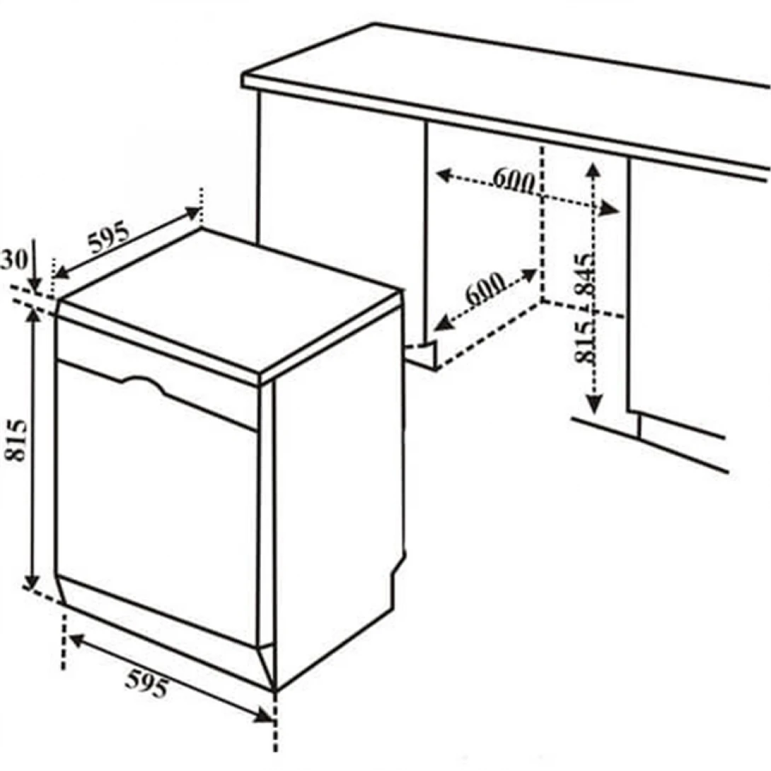 Máy Rửa Chén Bosch SMS6ZCI49E Độc Lập Serie 6 - Ảnh 3