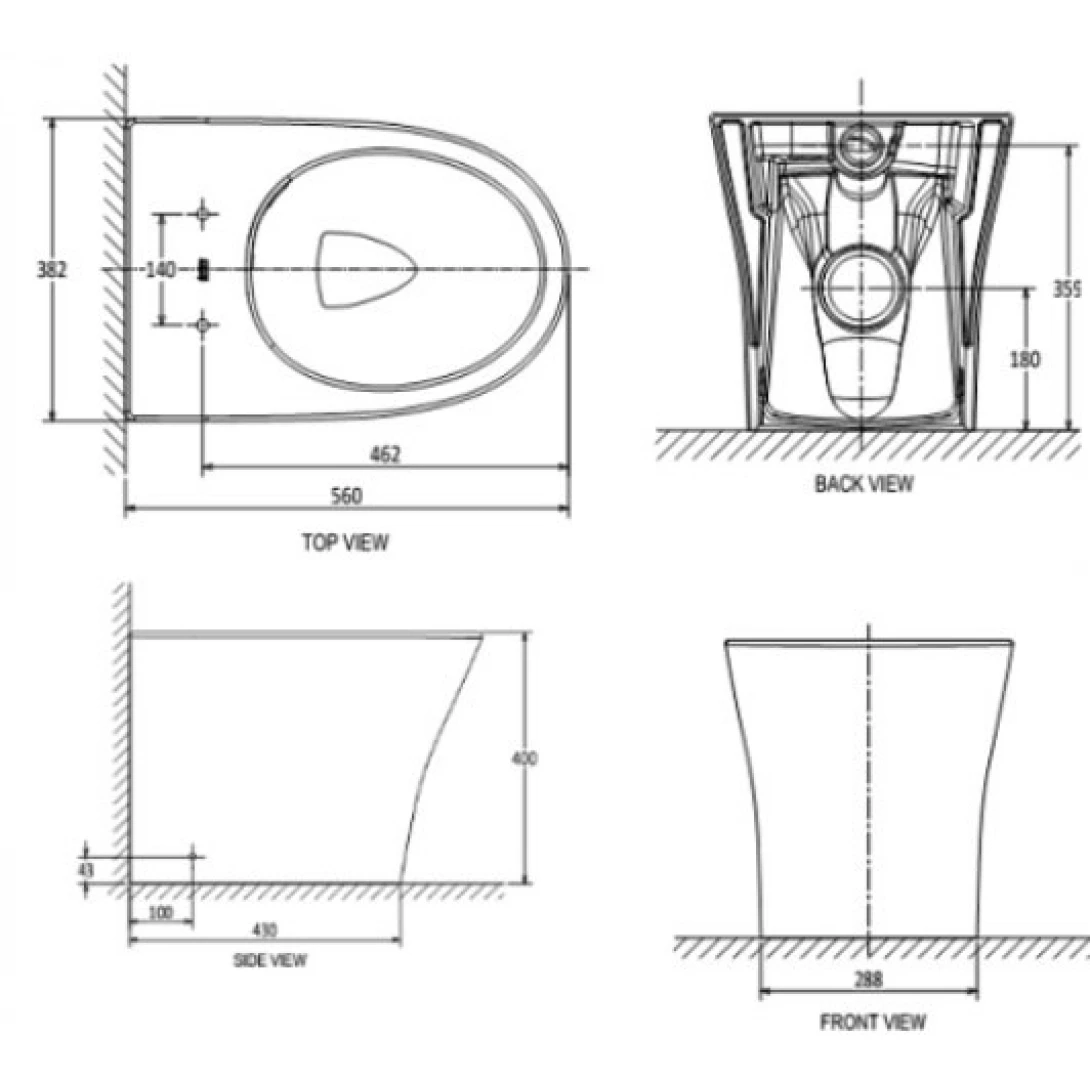 Bồn Cầu American Standard VF-2141S (VF2141S) Đặt Sàn Nắp WP-C119 - Ảnh 2