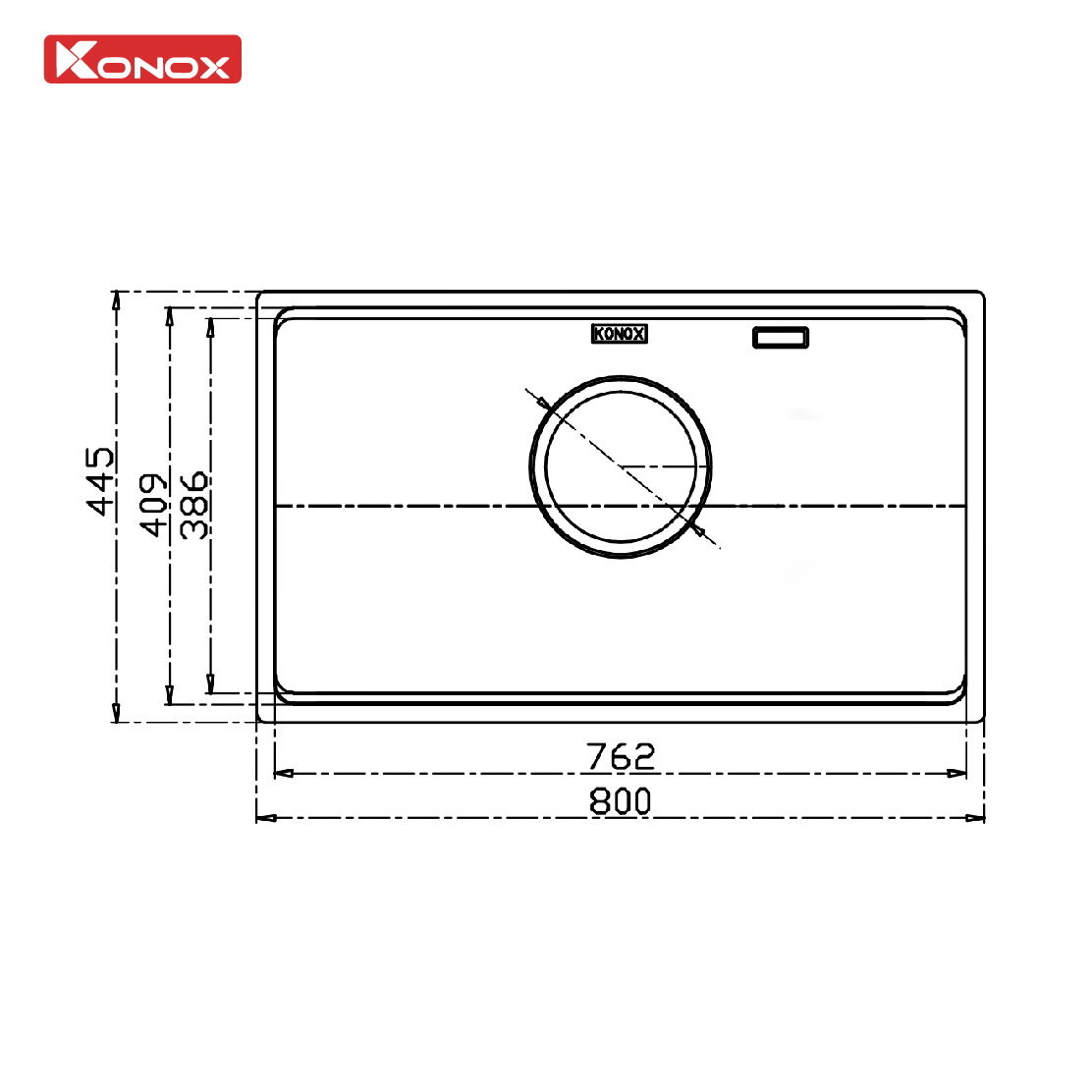 Chậu rửa bát chống xước Workstation Sink Dekor 8044SU - Ảnh 4