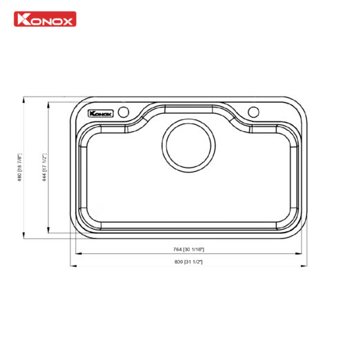 Chậu rửa bát chống xước Workstation Sink Dekor 8048SU - Ảnh 12