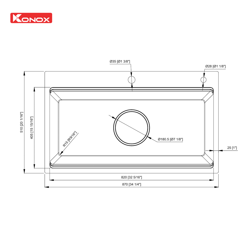 Chậu rửa bát 1 hố chống xước Workstation Sink KN8751TS Dekor - Ảnh 3