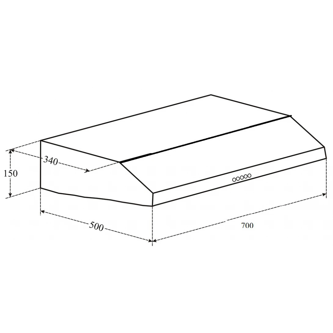 Máy Hút Khói Khử Mùi Eurosun EH-70CF19B Cổ Điển - Ảnh 2