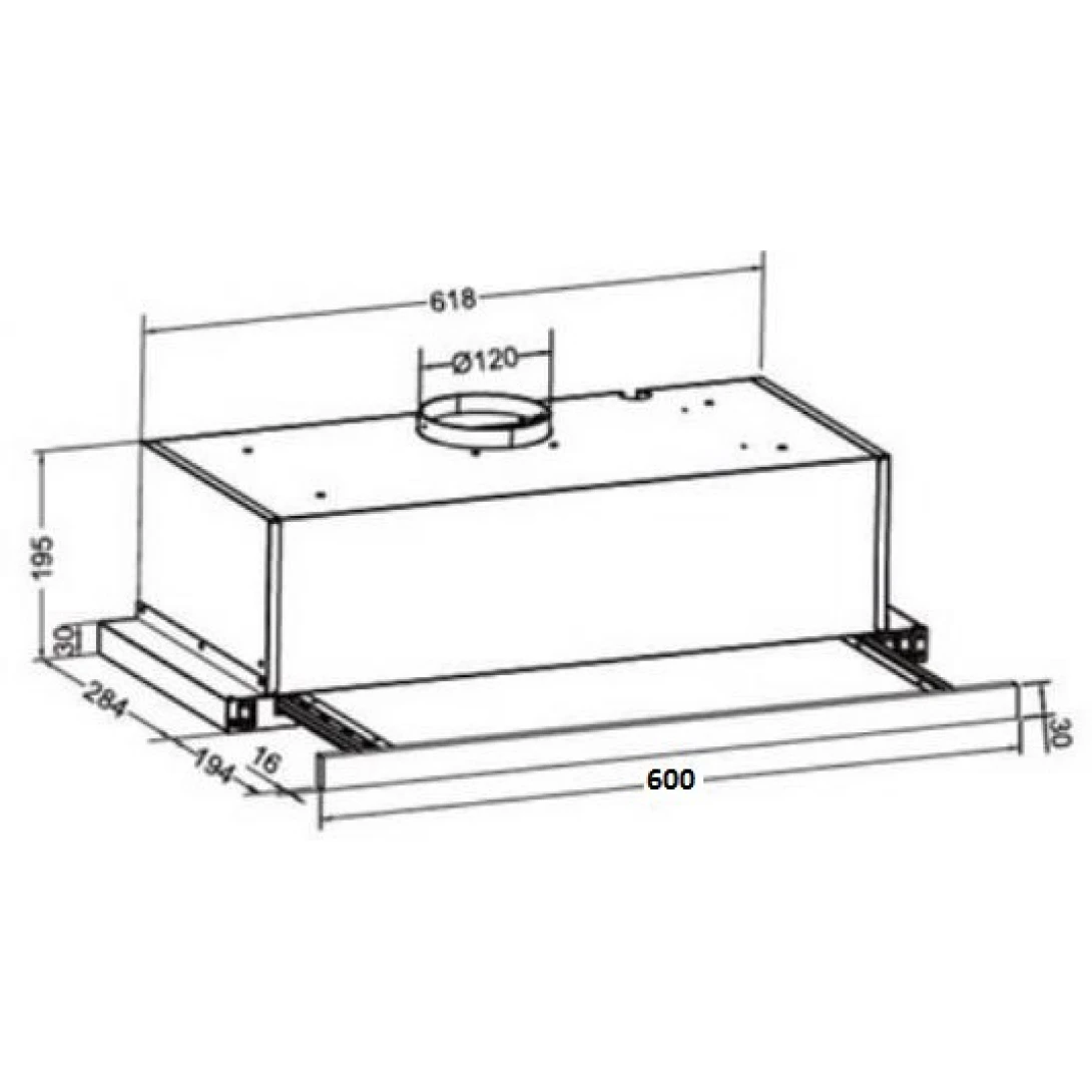 Máy Hút Khói Khử Mùi Eurosun EH-60AF85S Âm Tủ - Ảnh 2