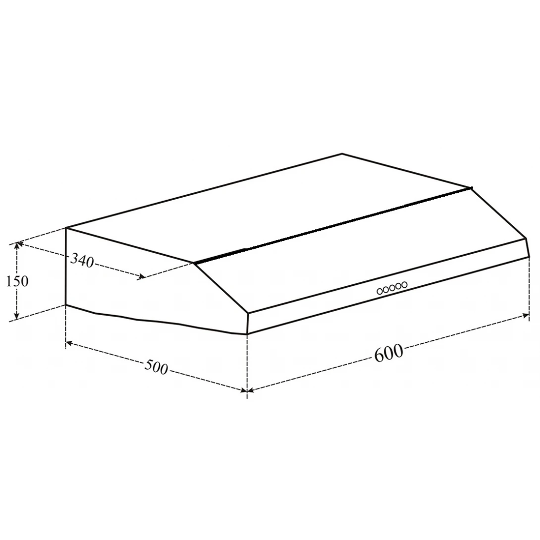Máy Hút Khói Khử Mùi Eurosun EH-60CF19B Cổ Điển - Ảnh 2