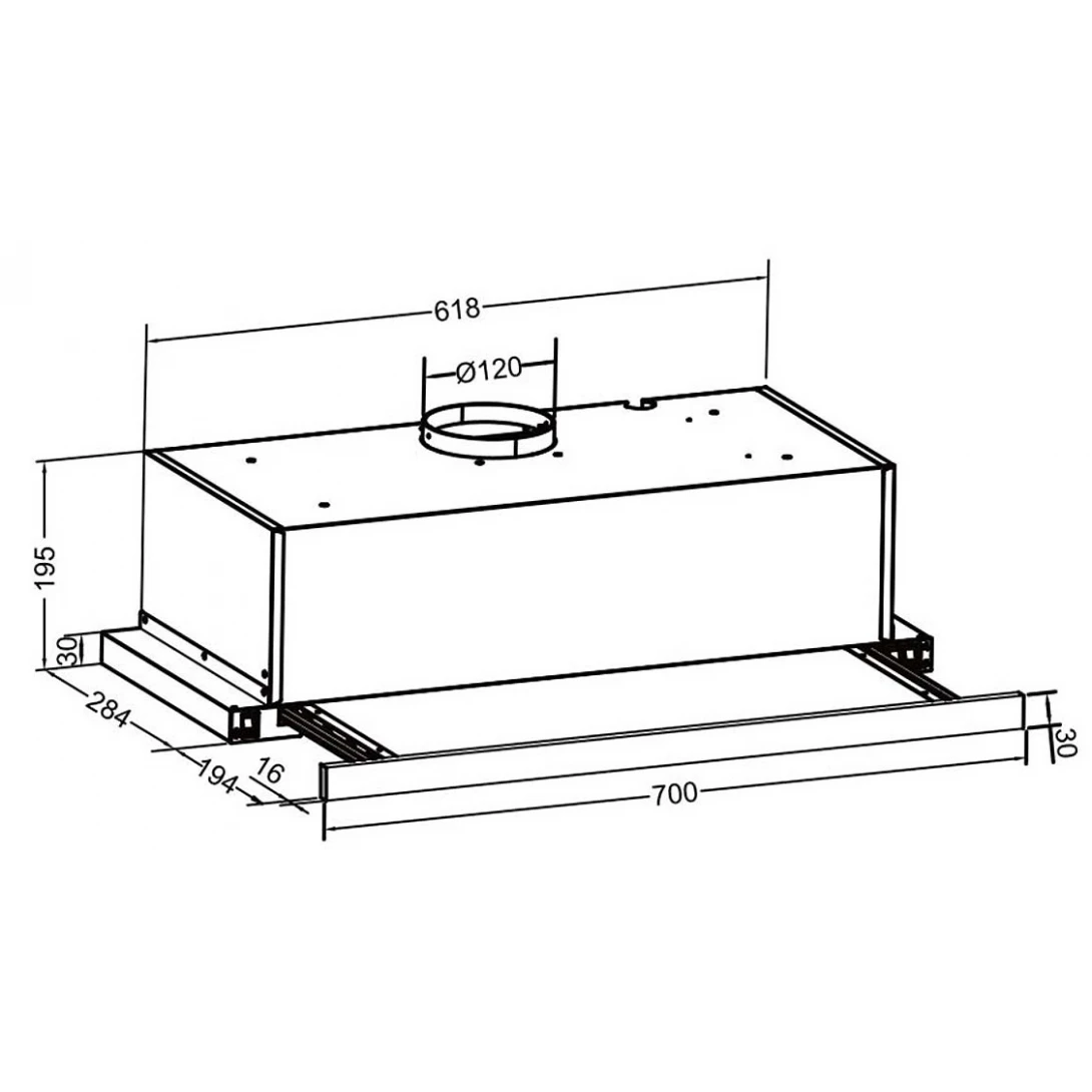 Máy Hút Khói Khử Mùi Eurosun EH-70AF85S Âm Tủ - Ảnh 2