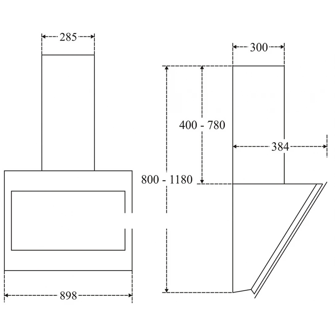 Máy Hút Khói Khử Mùi Eurosun EH-70K15E Gắn Tường - Ảnh 2