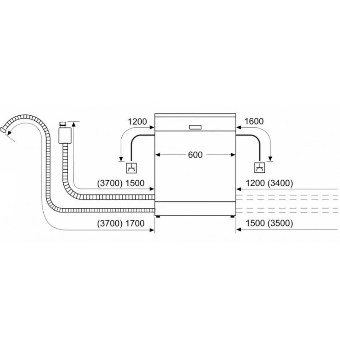Máy Rửa Chén Bosch HMH.SMS2IVW01P Độc Lập màu Trắng Serie 2 - Ảnh 4