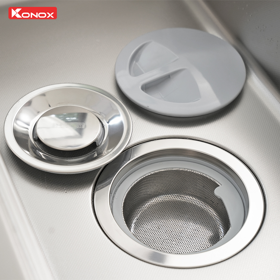 Chậu rửa bát 1 hố chống xước Workstation Sink KN8751TS Dekor - Ảnh 16