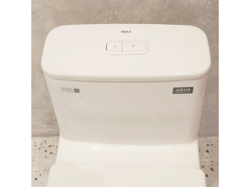 Bồn Cầu INAX AC-989VN (AC989VN) 1 Khối Nắp Êm - Ảnh 4