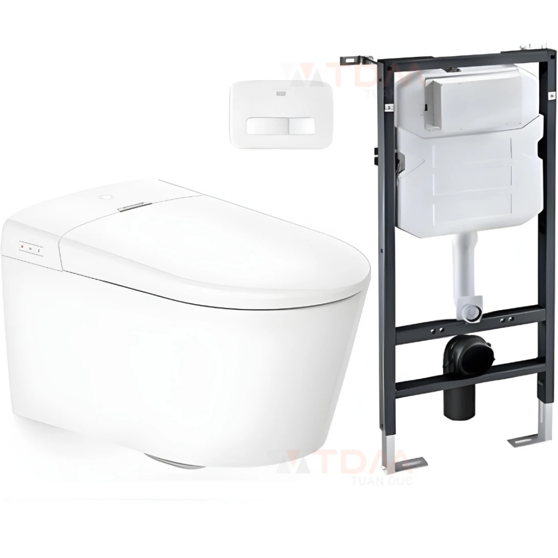 Bồn Cầu Thông Minh American Standard WP-7391 (WP7391)Treo Tường Aero - Lite