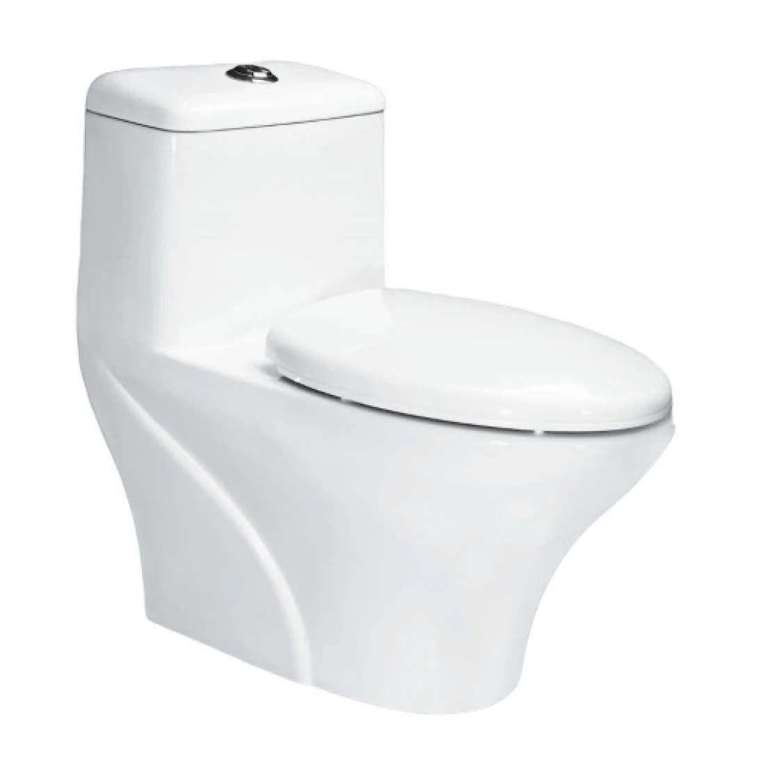Bồn Cầu Hảo Cảnh Melora M05 (V1005) Một Khối 2 Chế Độ Xả Nhấn