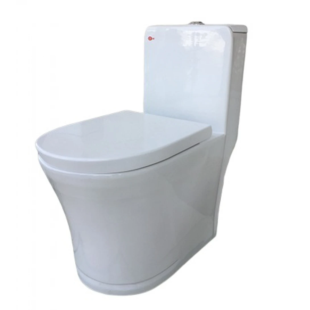 Bồn Cầu Hảo Cảnh Melora M06 (V1006) Một Khối 2 Chế Độ Xả Nhấn - Ảnh 2