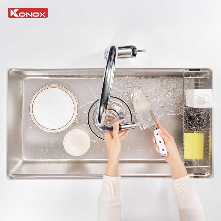 Chậu rửa bát chống xước Workstation Sink Dekor 8044SU - Ảnh 11