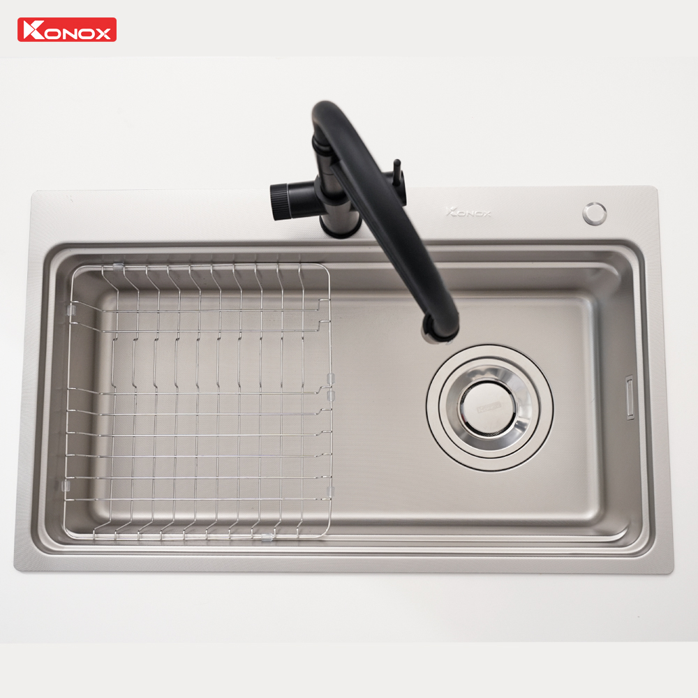 Chậu rửa bát 1 hố chống xước Workstation Sink KN8048TS Dekor - Ảnh 10