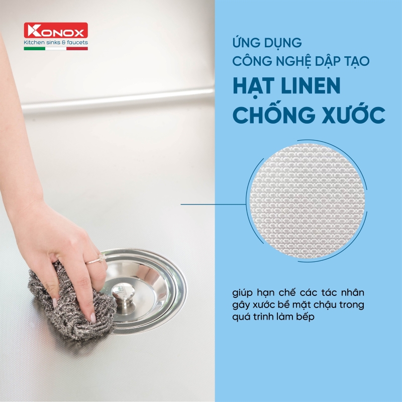 Chậu rửa bát chống xước Workstation Sink KN8248SO Dekor - Ảnh 5