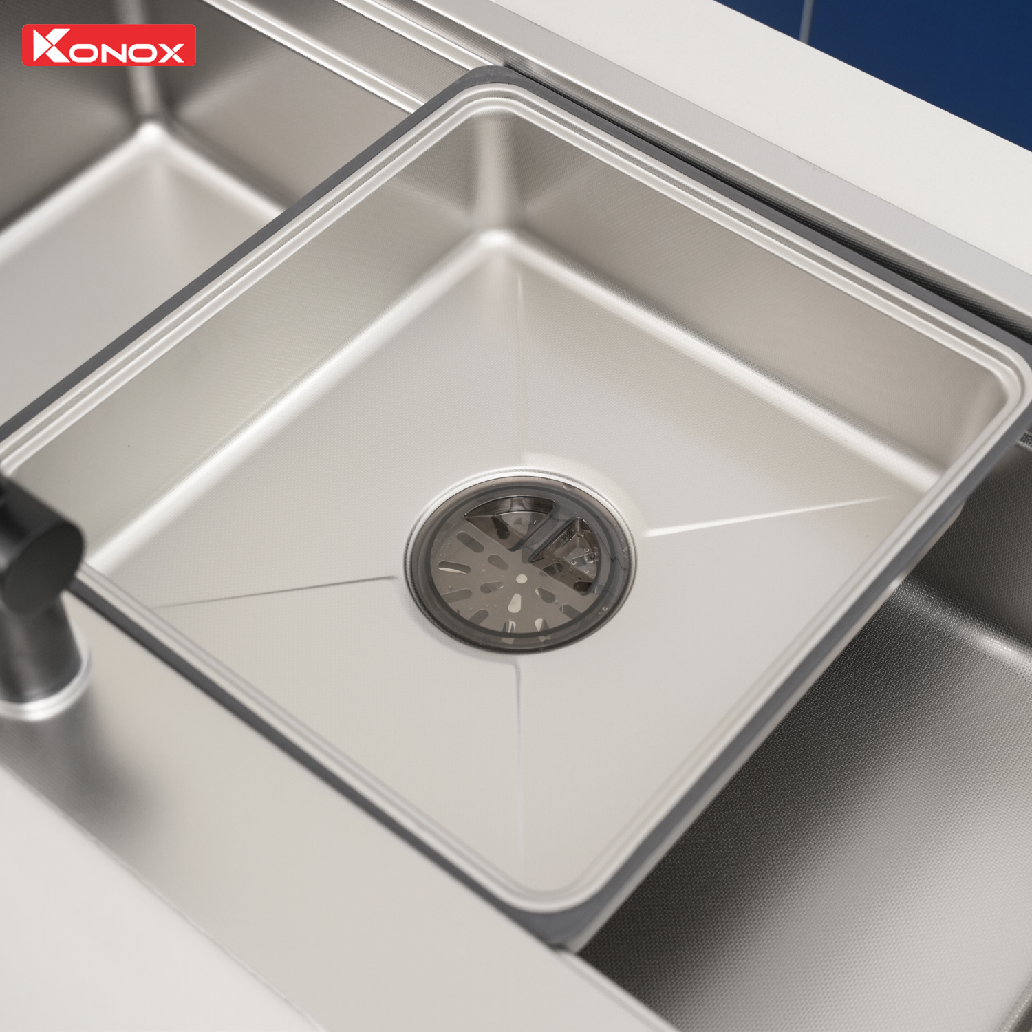 Chậu rửa bát 1 hố chống xước Workstation Sink KN8751TS Dekor - Ảnh 14