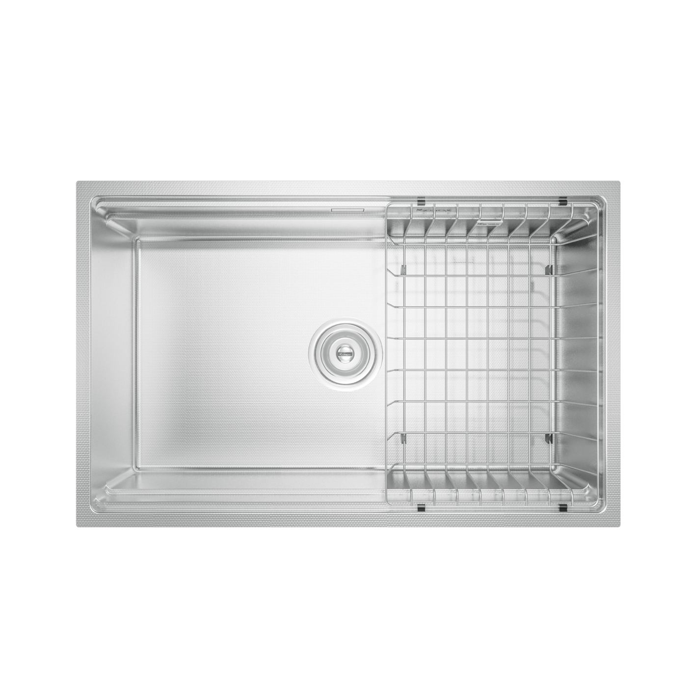 Chậu rửa bát 1 hố chống xước KN6044SU Dekor