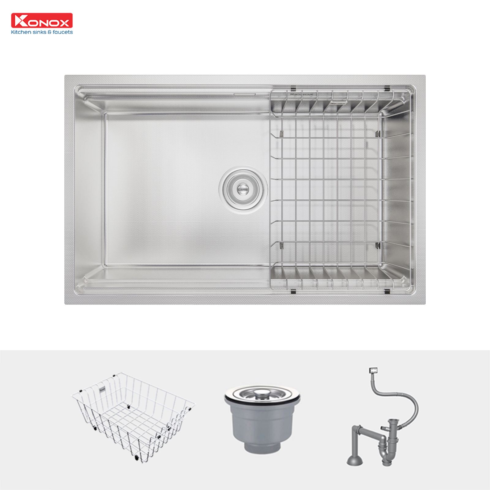 Chậu rửa bát chống xước Workstation Sink – Undermount Sink KN7044SU Dekor - Ảnh 4