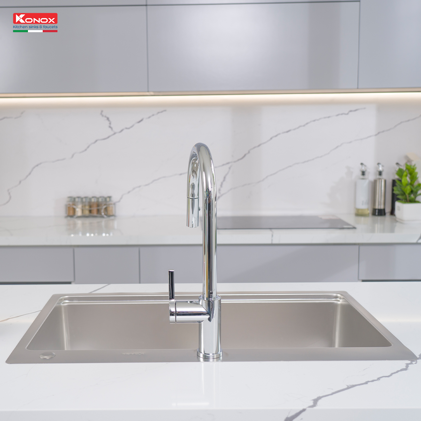 Chậu rửa bát chống xước Workstation Sink – Topmount Sink KN8151TS Dekor - Ảnh 6