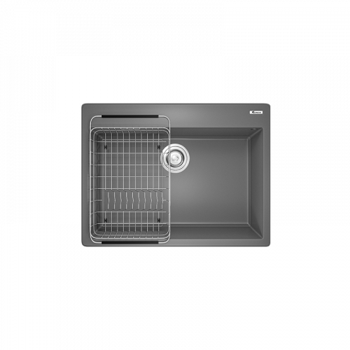 Chậu rửa bát Granite Sink Ruvita 680 – Grey