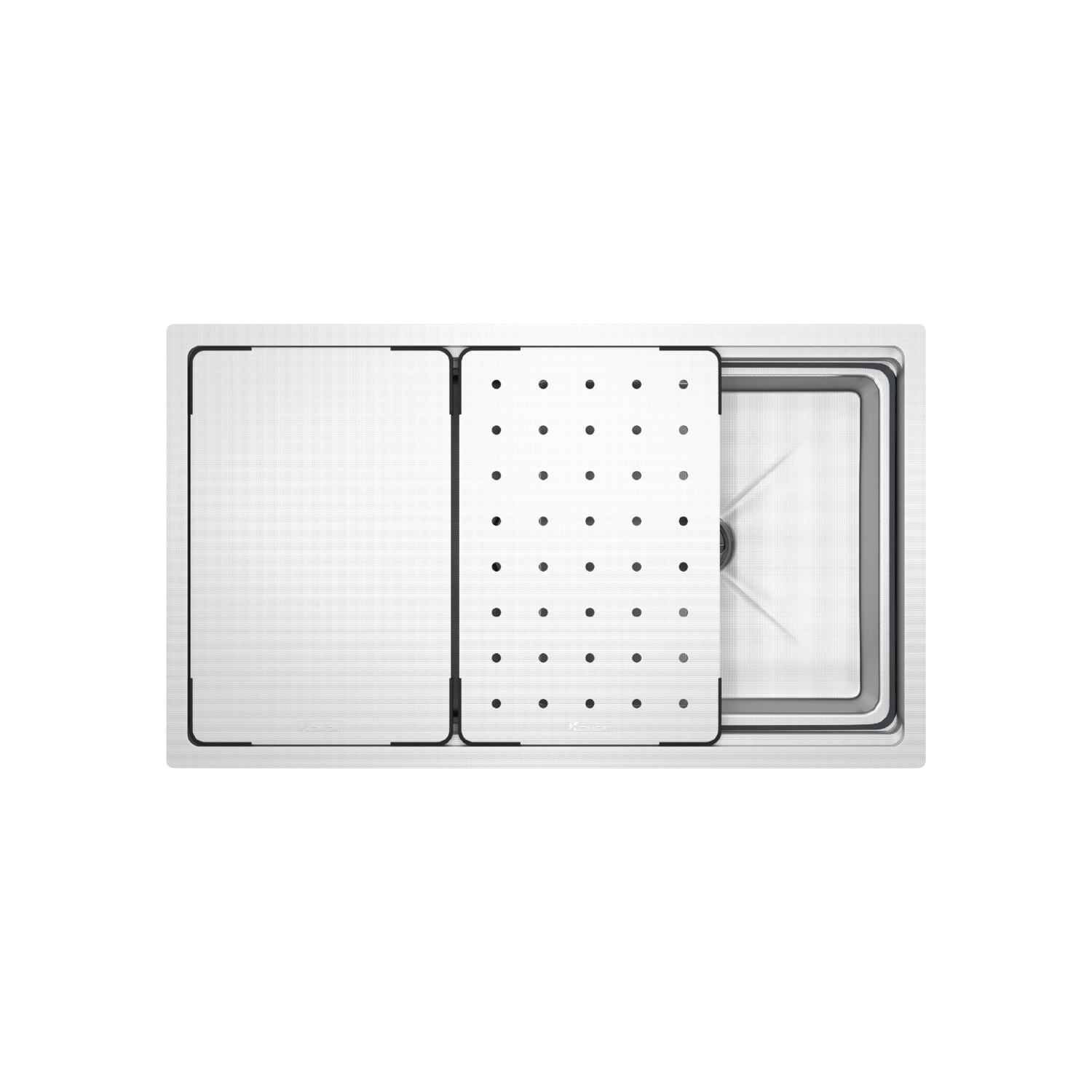 Chậu rửa bát chống xước Workstation Sink Dekor 7644SU