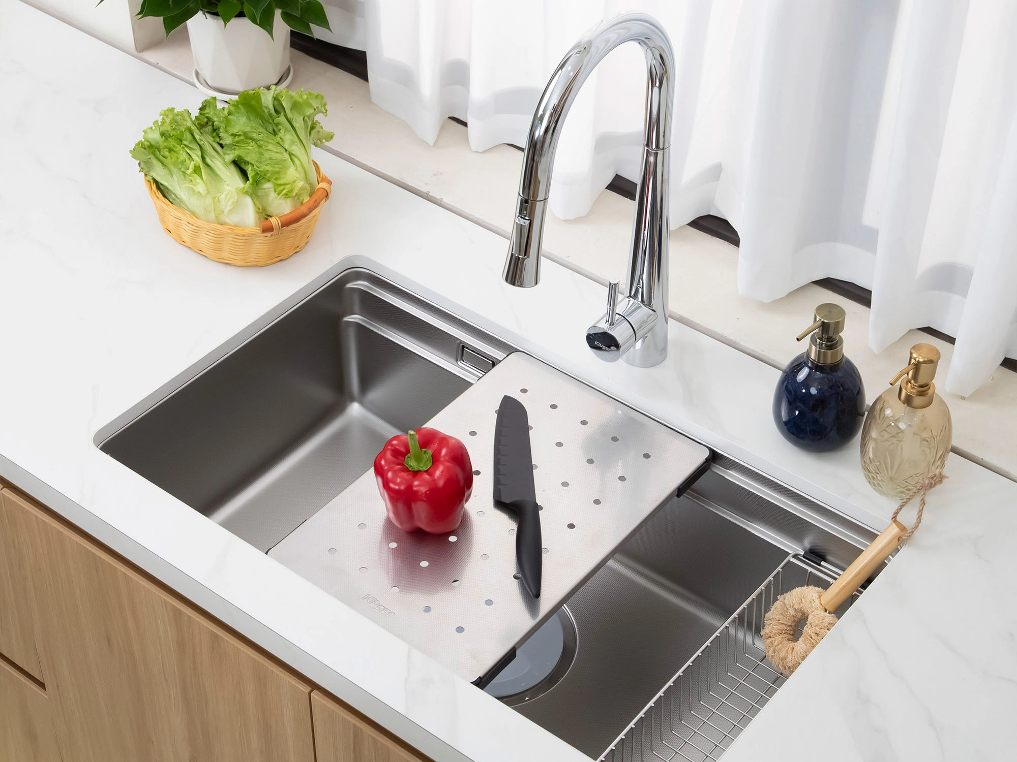 Chậu rửa bát Kluger KG7644FS Plus - Ảnh 9