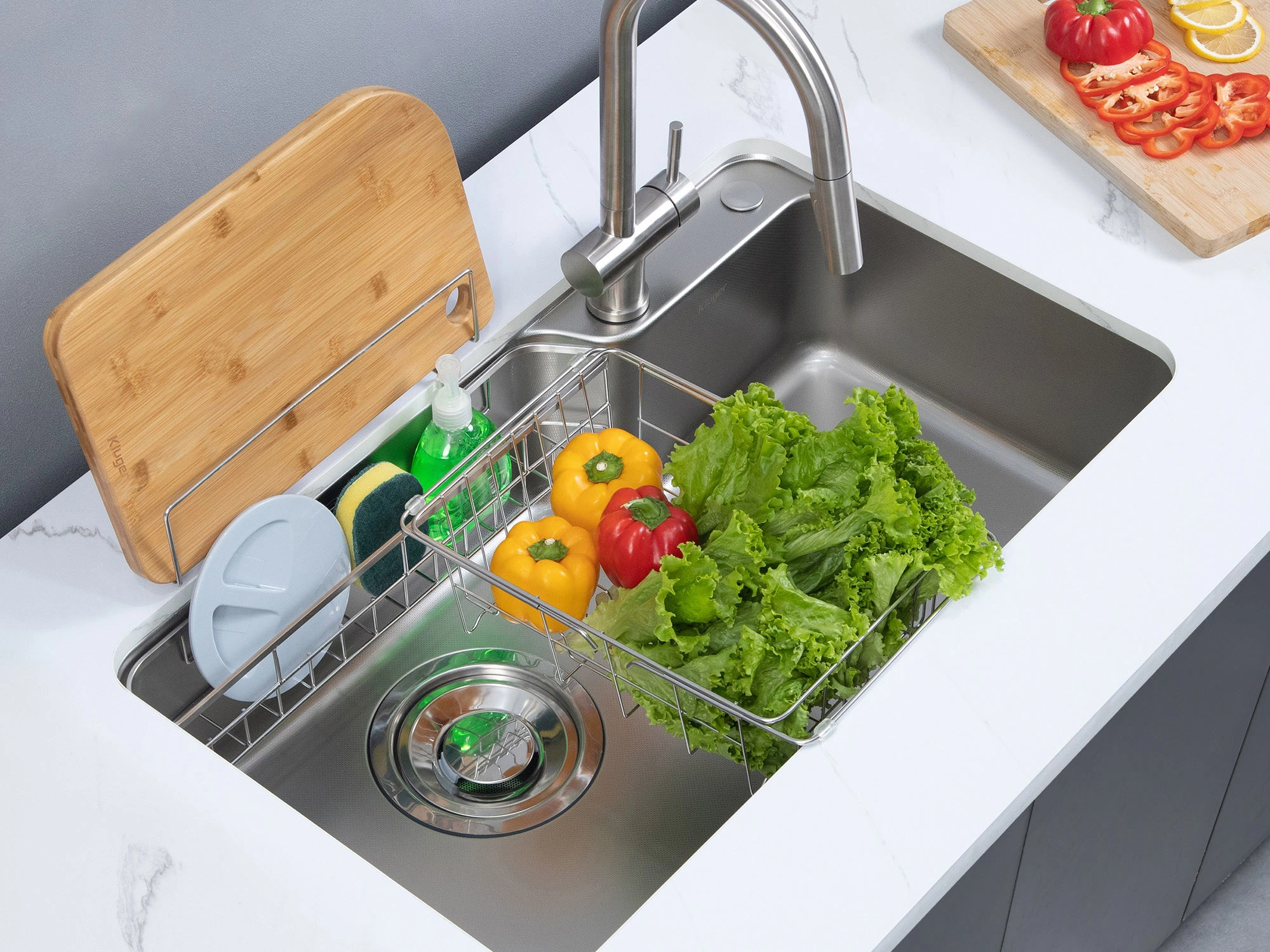 Chậu rửa bát Kluger KH8048SL Plus - Ảnh 8