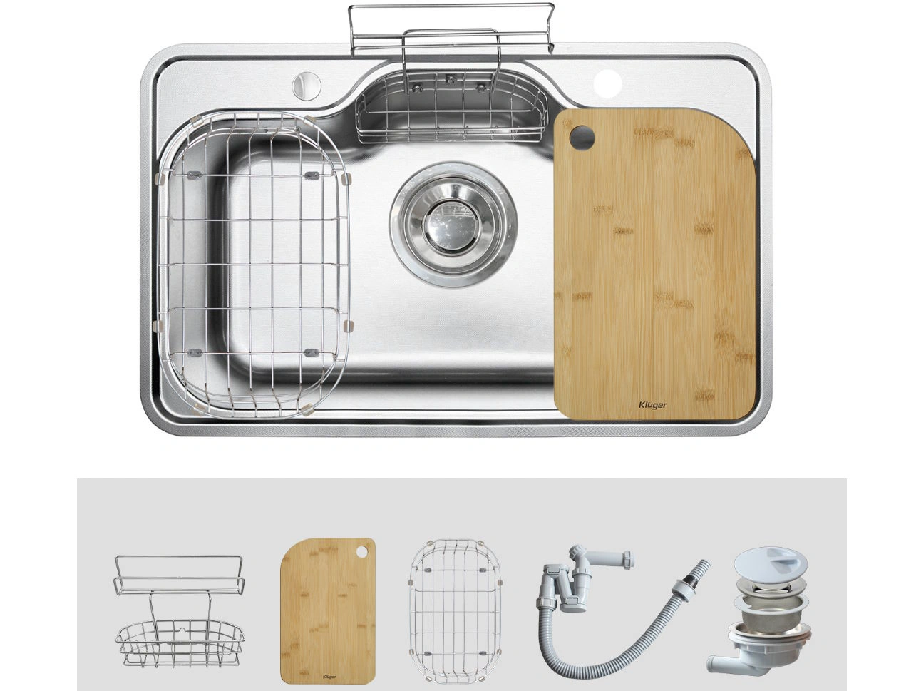 Chậu rửa bát Kluger KT8050SL Plus - Ảnh 8