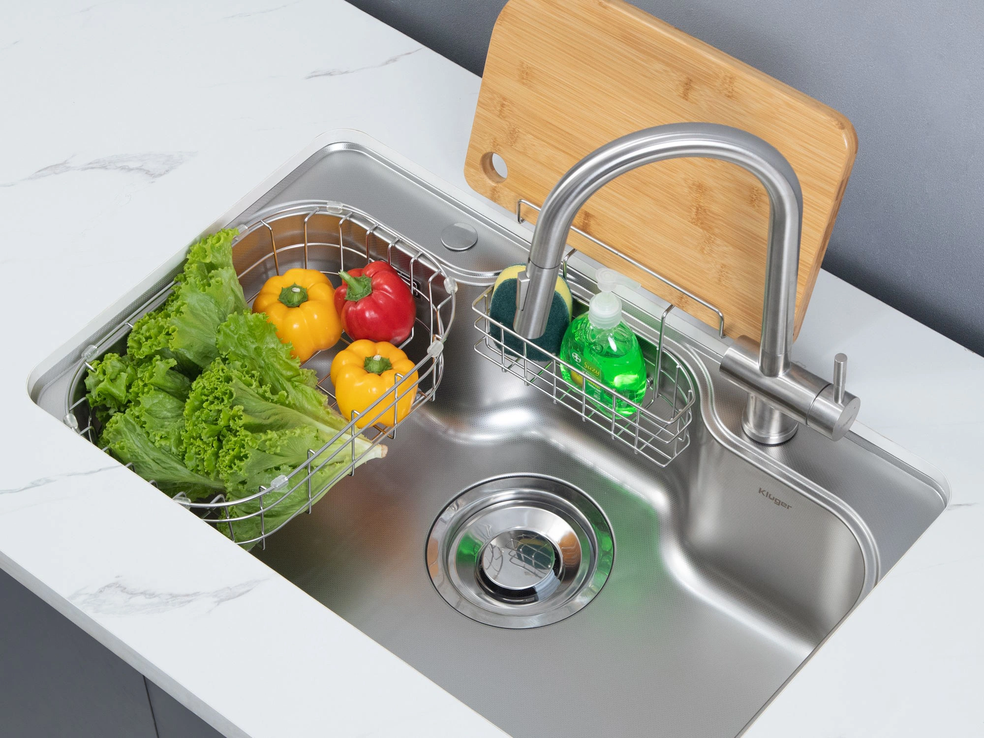 Chậu rửa bát Kluger KT8050SL Plus - Ảnh 5