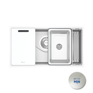 Chậu rửa bát phong cách Nhật bề mặt mịn Tari 8748SM