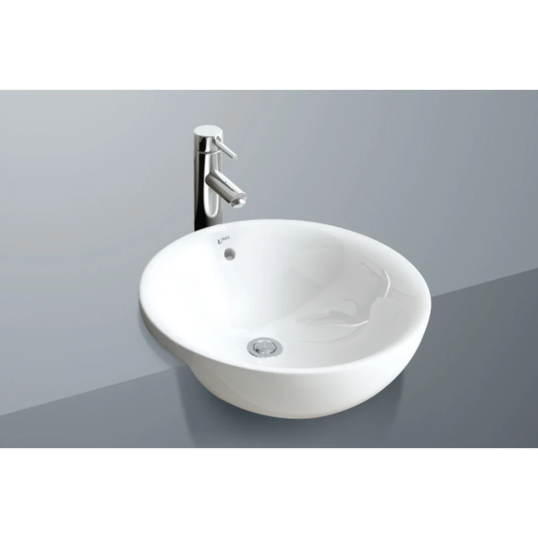Chậu Rửa Mặt Lavabo Inax L-333V (L333V) Bán Âm Tròn - Ảnh 2