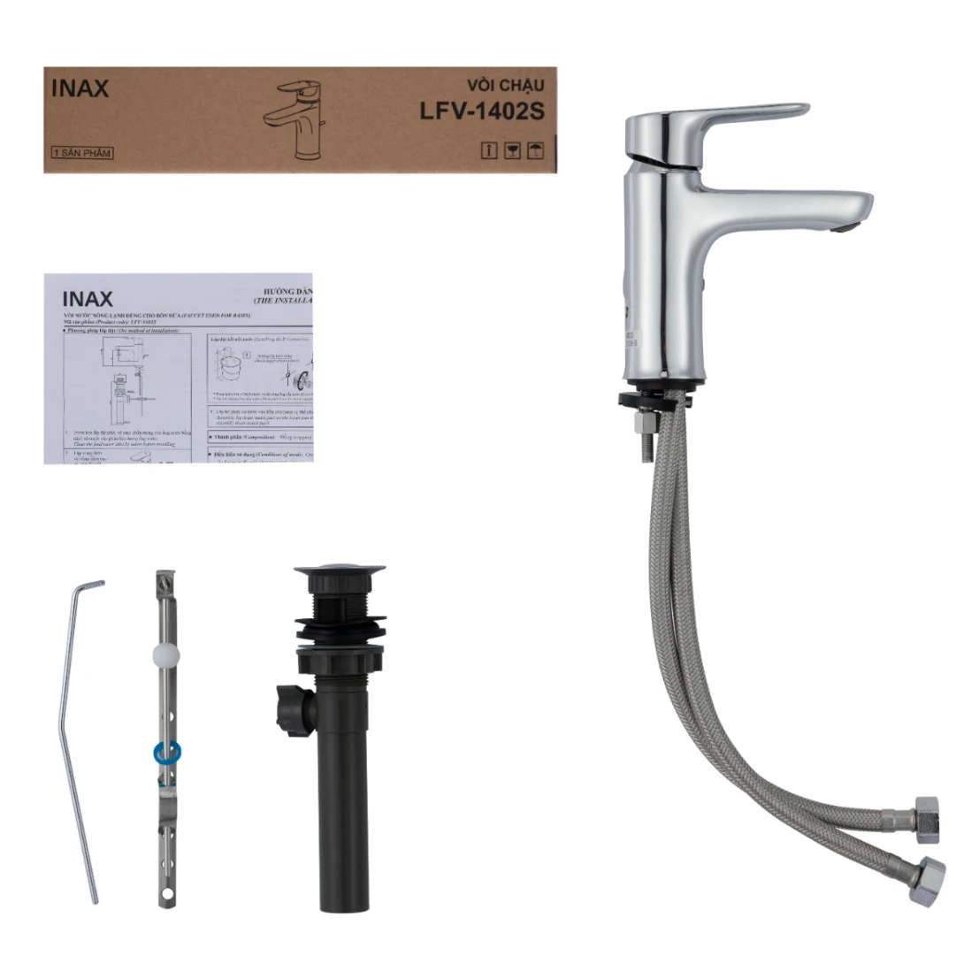 Vòi Chậu Lavabo Inax LFV-1402S - Ảnh 2