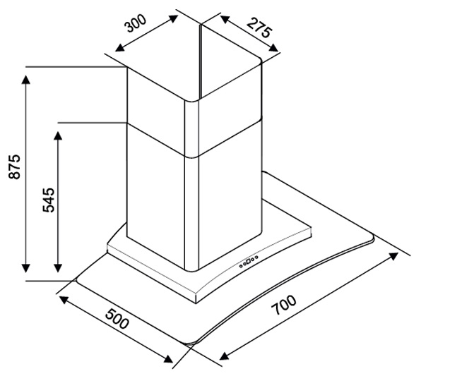 Máy Hút Mùi Kocher K 228T 70 - Ảnh 3