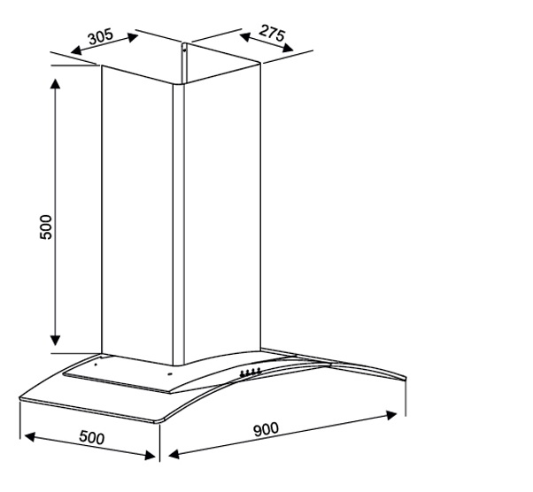 Máy Hút Mùi Kocher K 8390XS - Ảnh 2