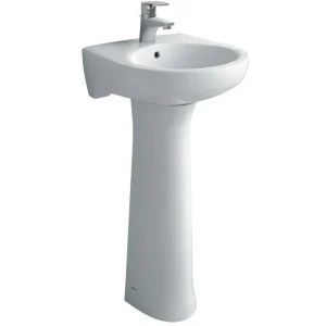 Lavabo Treo Tường Inax L-284V/L-284VD (L284V+L284VD) Kèm Chân Dài
